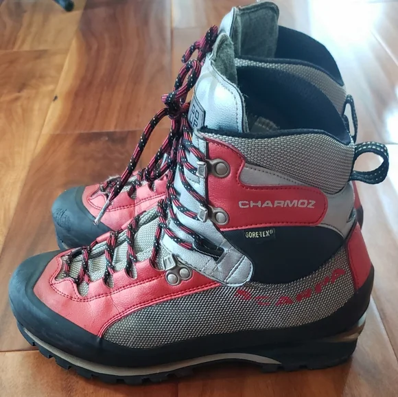 Scarpa Charmoz Red and Gray Mountaineering Boots - Picture 4 of 7